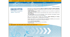 Desktop Screenshot of decryptis.fr